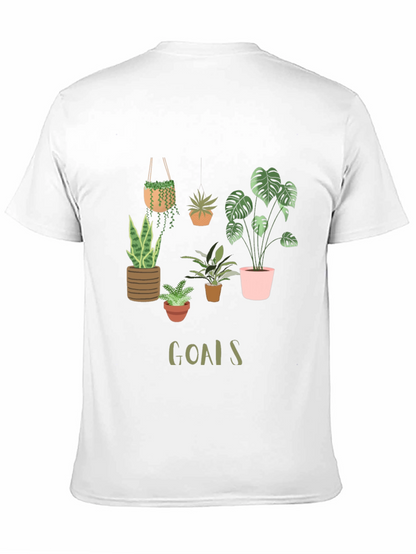 Plant Goals Graphic Tee - Unisex Black T-Shirt