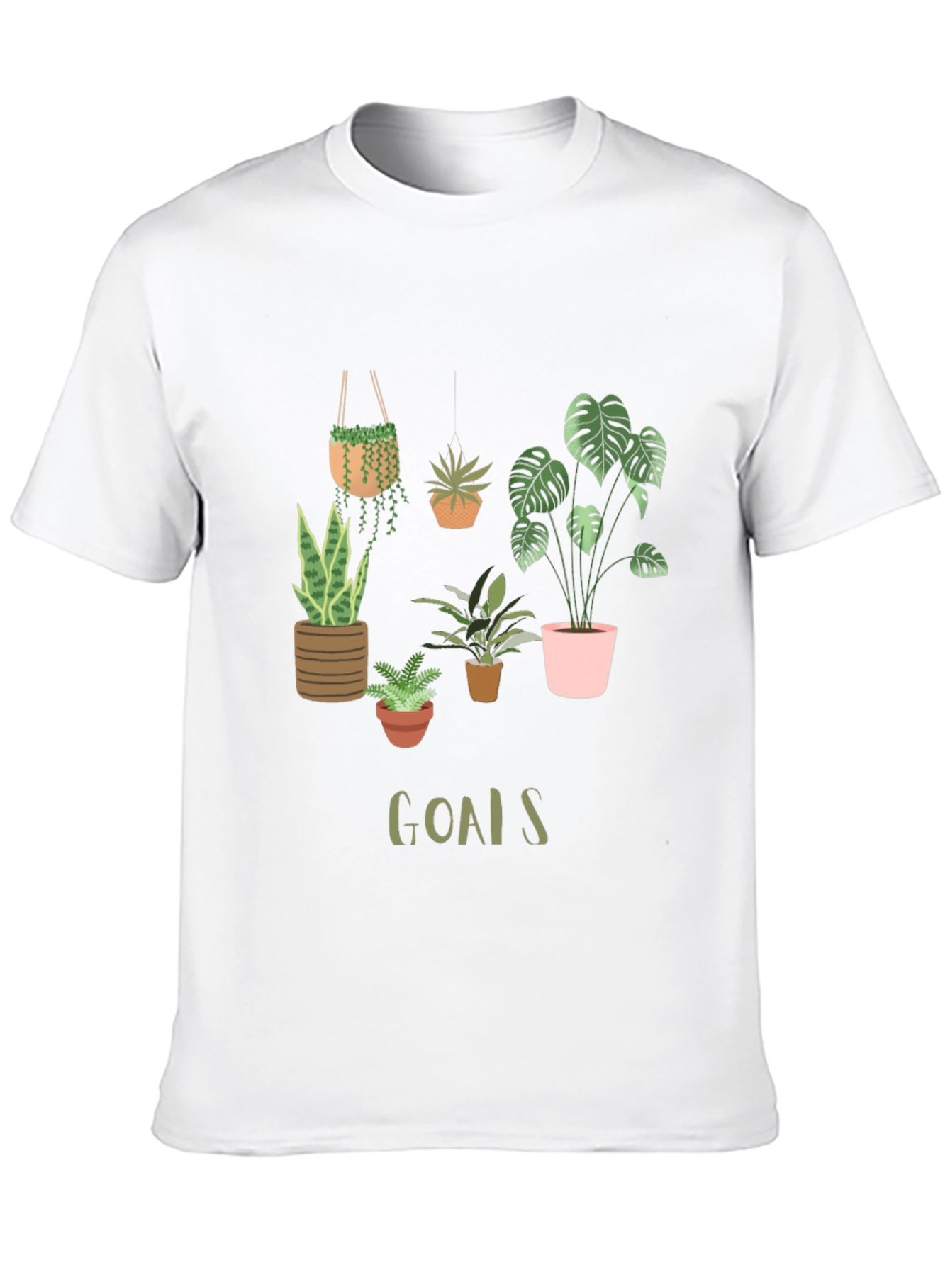 Plant Goals Graphic Tee - Unisex Black T-Shirt