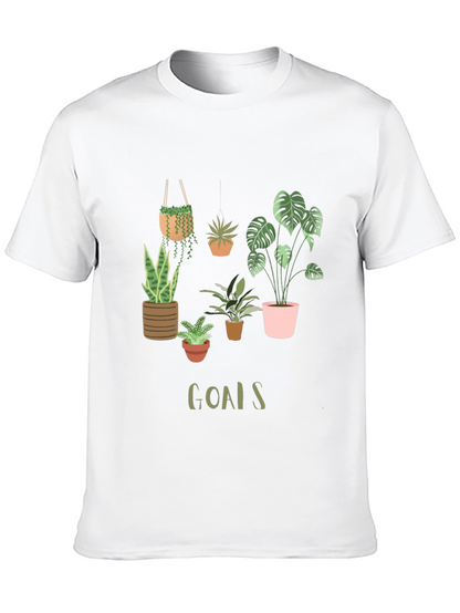 Plant Goals Graphic Tee - Unisex Black T-Shirt