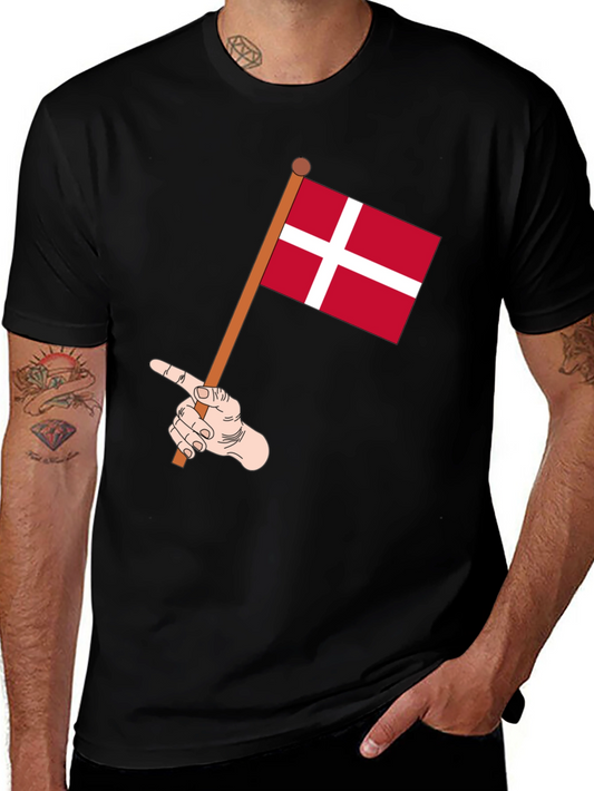 Danish Pride Tee: Denmark Flag T-Shirt