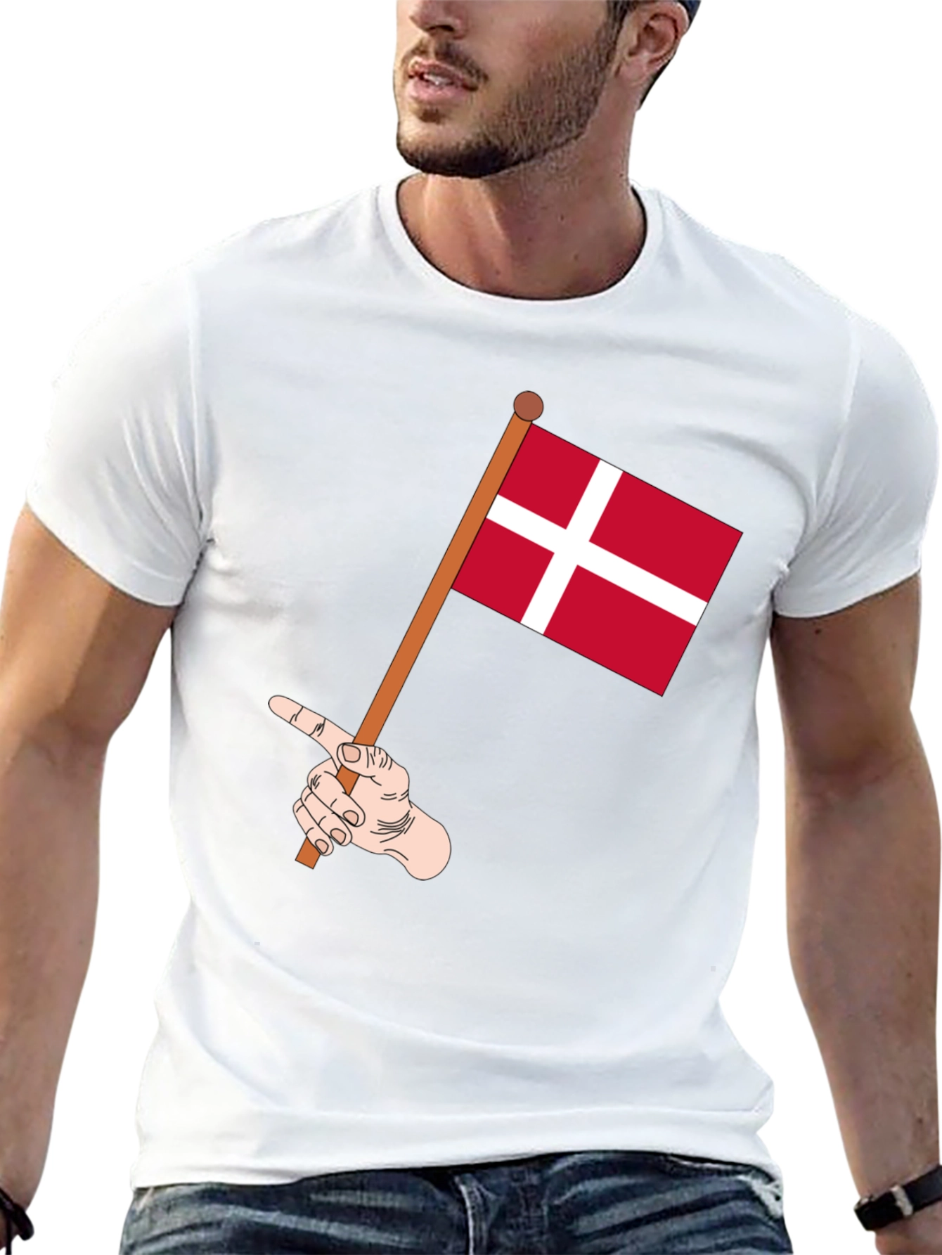 Danish Pride Tee: Denmark Flag T-Shirt