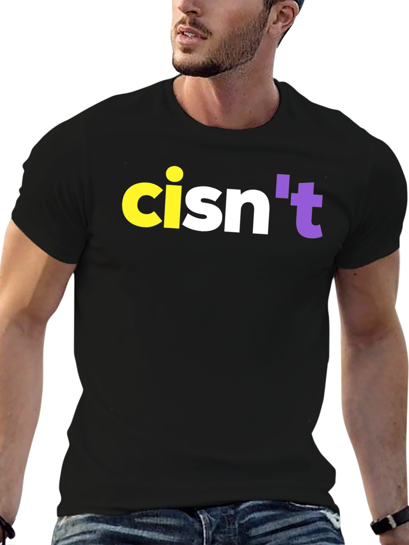 Cisnt T-Shirt - Black Crew Neck Tee
