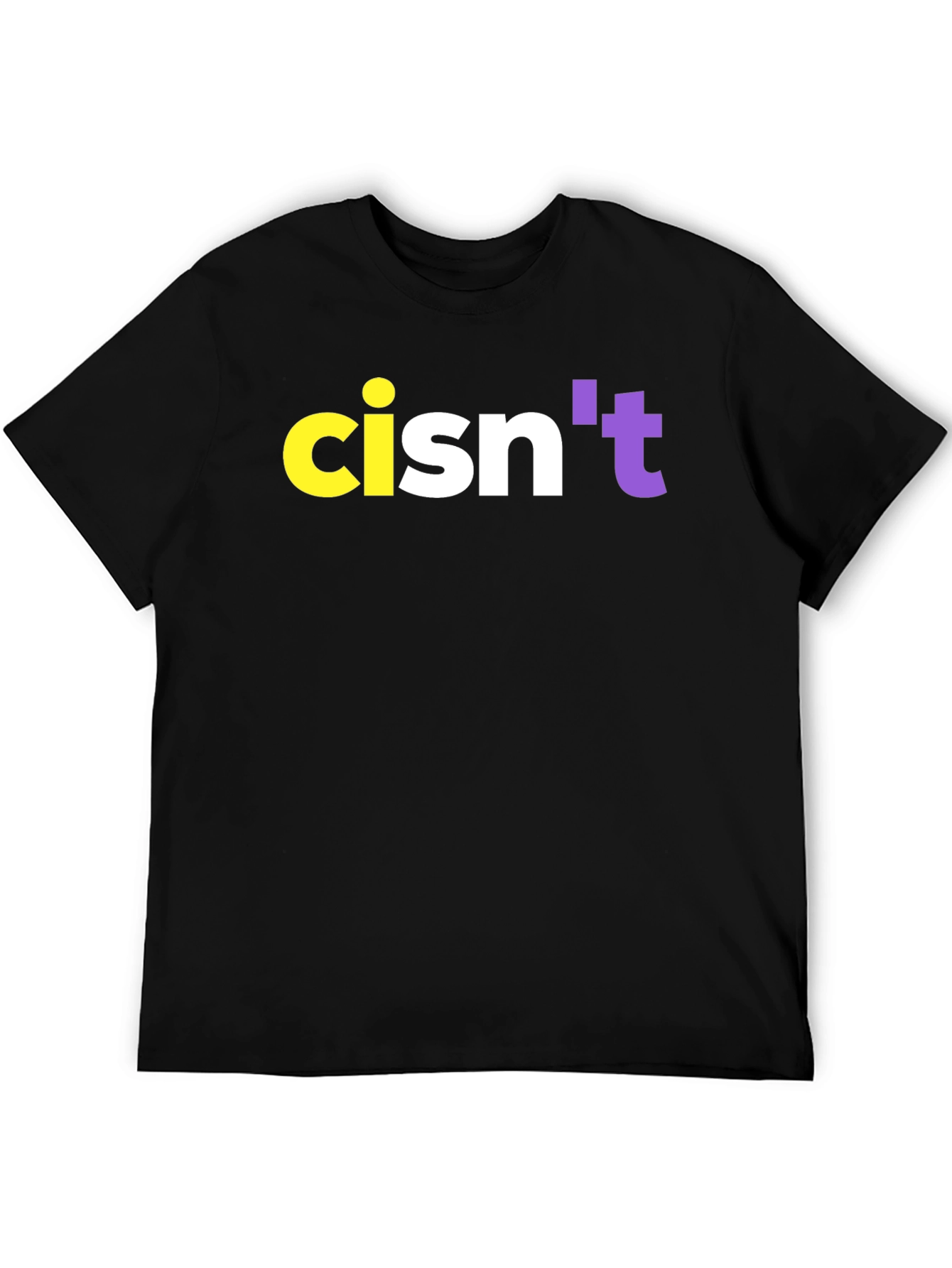 Cisnt T-Shirt - Black Crew Neck Tee