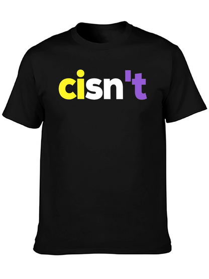 Cisnt T-Shirt - Black Crew Neck Tee