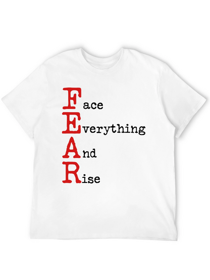 FEAR Face Everything And Rise Black T-Shirt
