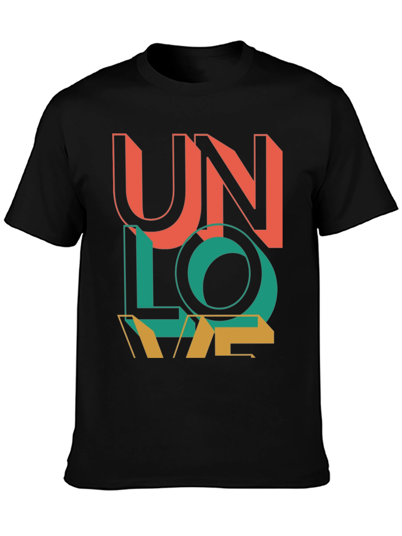 Unlove Retro Graphic T-Shirt