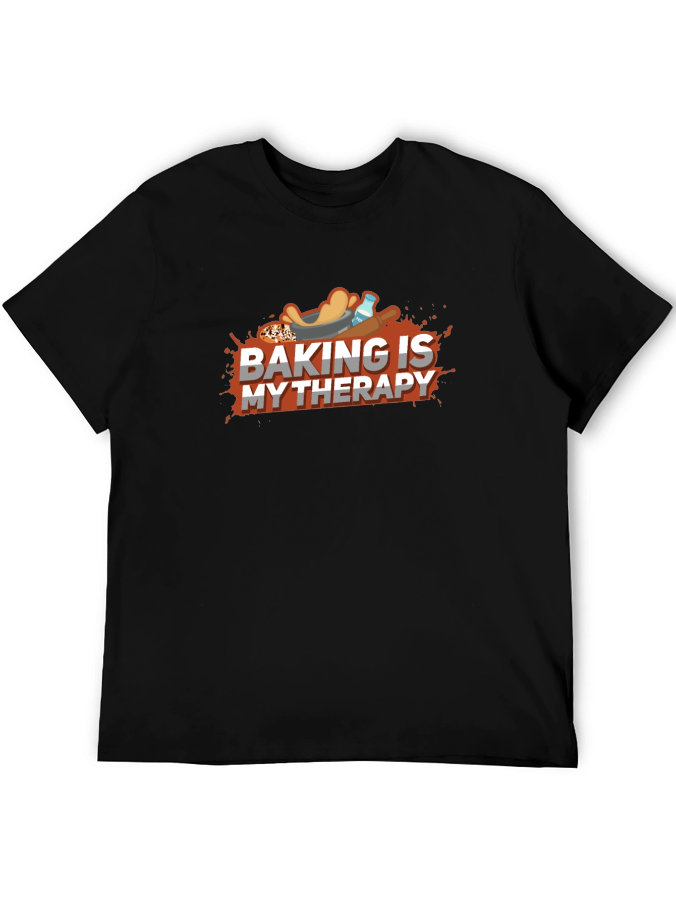 Baking is My Therapy Graphic T-Shirt
