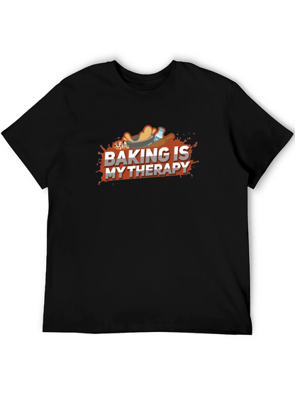 Baking is My Therapy Graphic T-Shirt