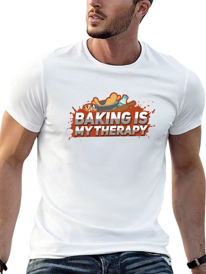 Baking is My Therapy Graphic T-Shirt