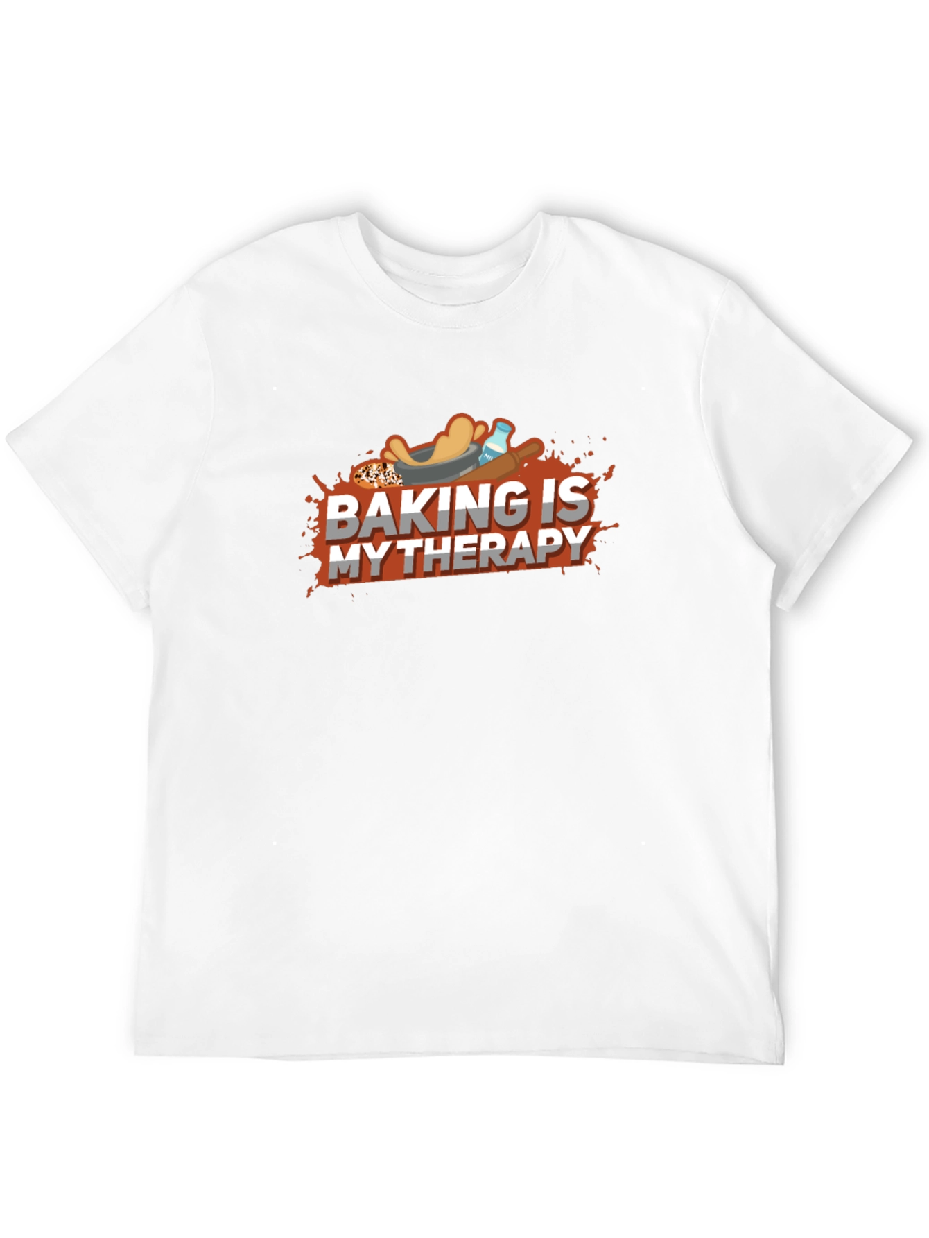 Baking is My Therapy Graphic T-Shirt