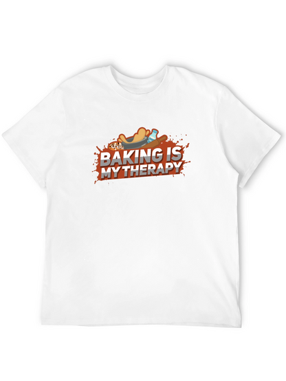 Baking is My Therapy Graphic T-Shirt