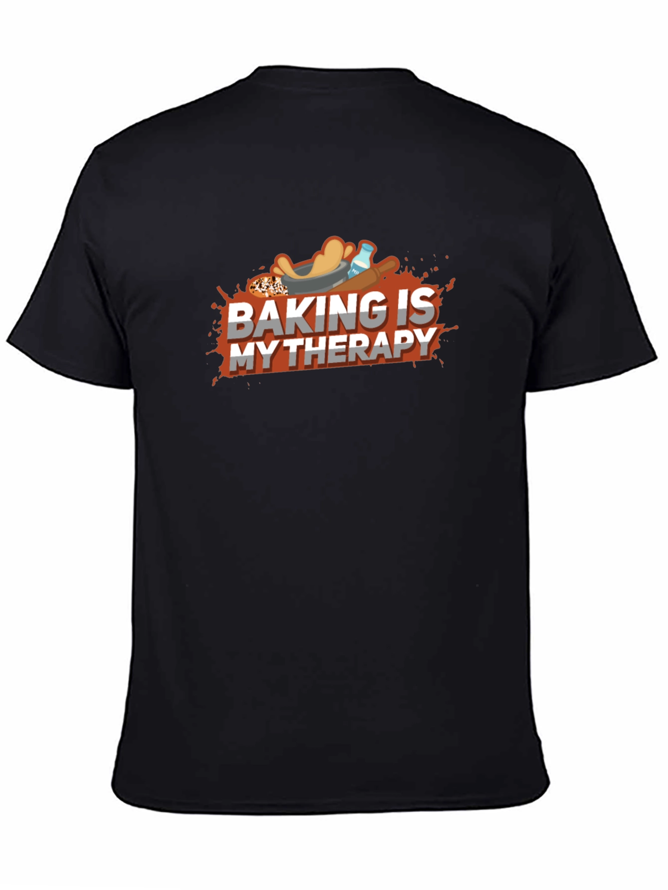 Baking is My Therapy Graphic T-Shirt
