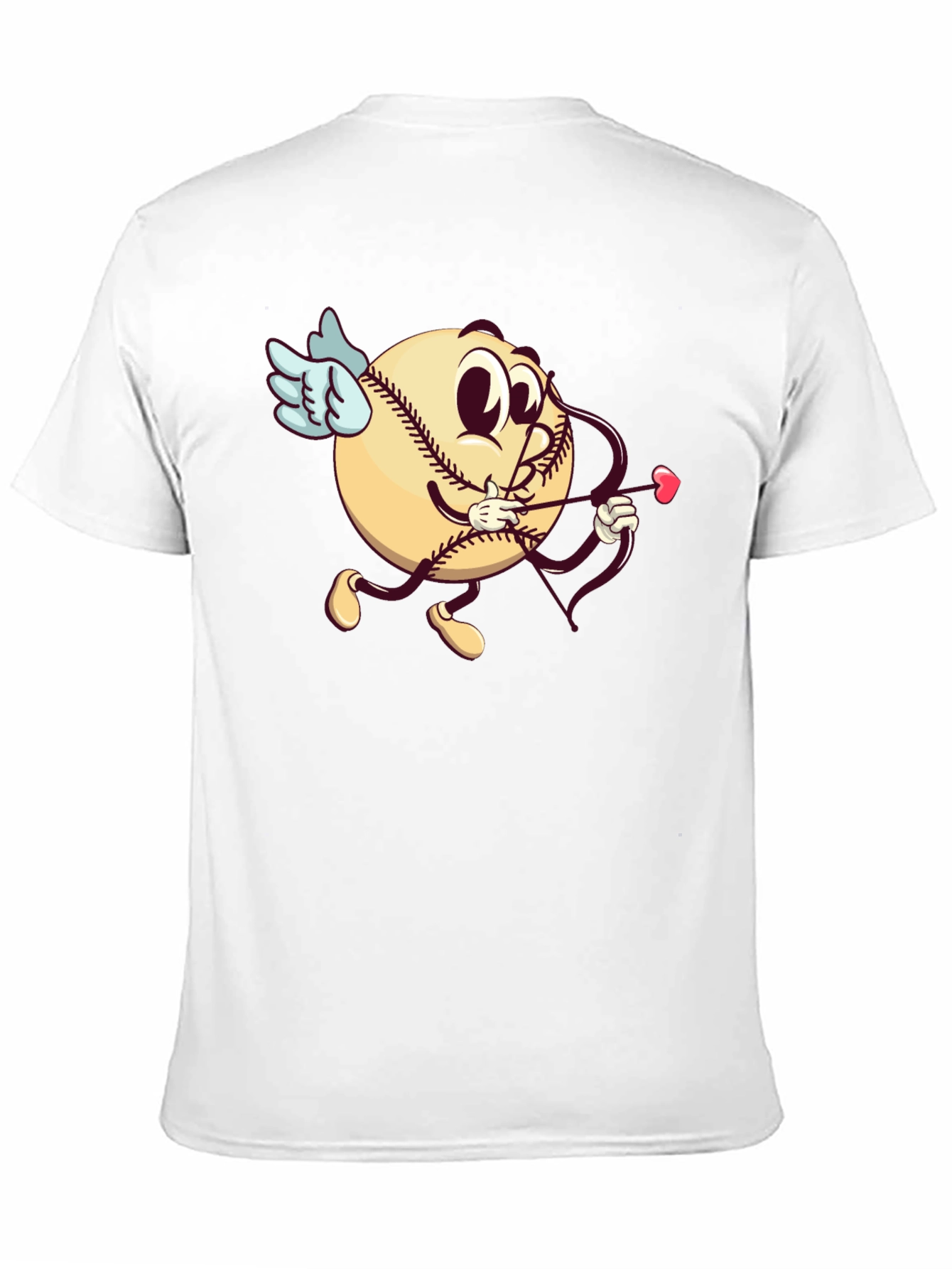 Baseball Cupid Graphic T-Shirt