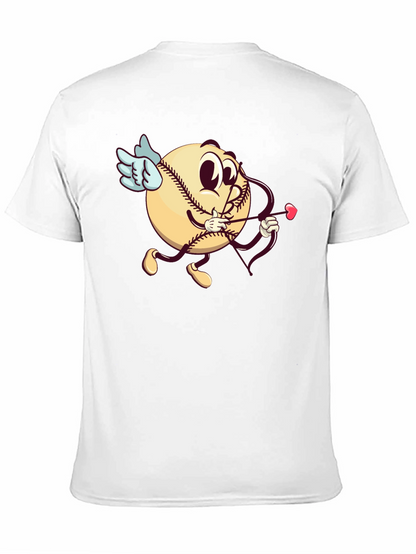 Baseball Cupid Graphic T-Shirt