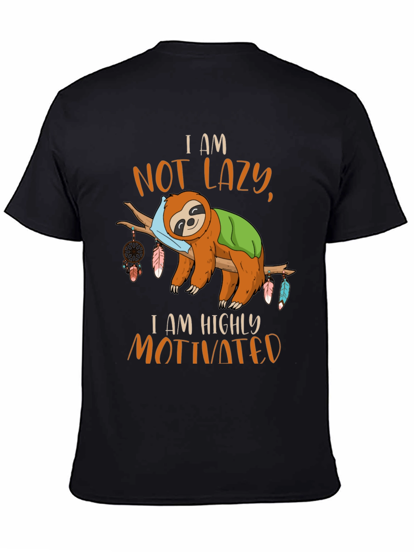 I Am Not Lazy Sloth Graphic Tee