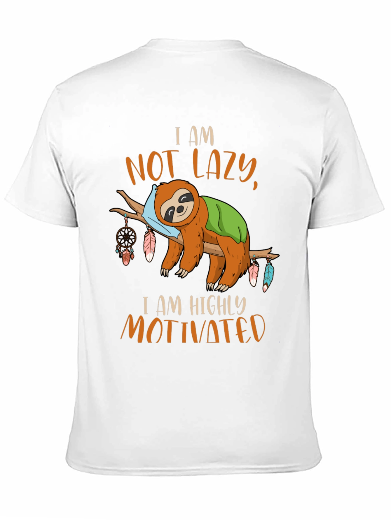 I Am Not Lazy Sloth Graphic Tee