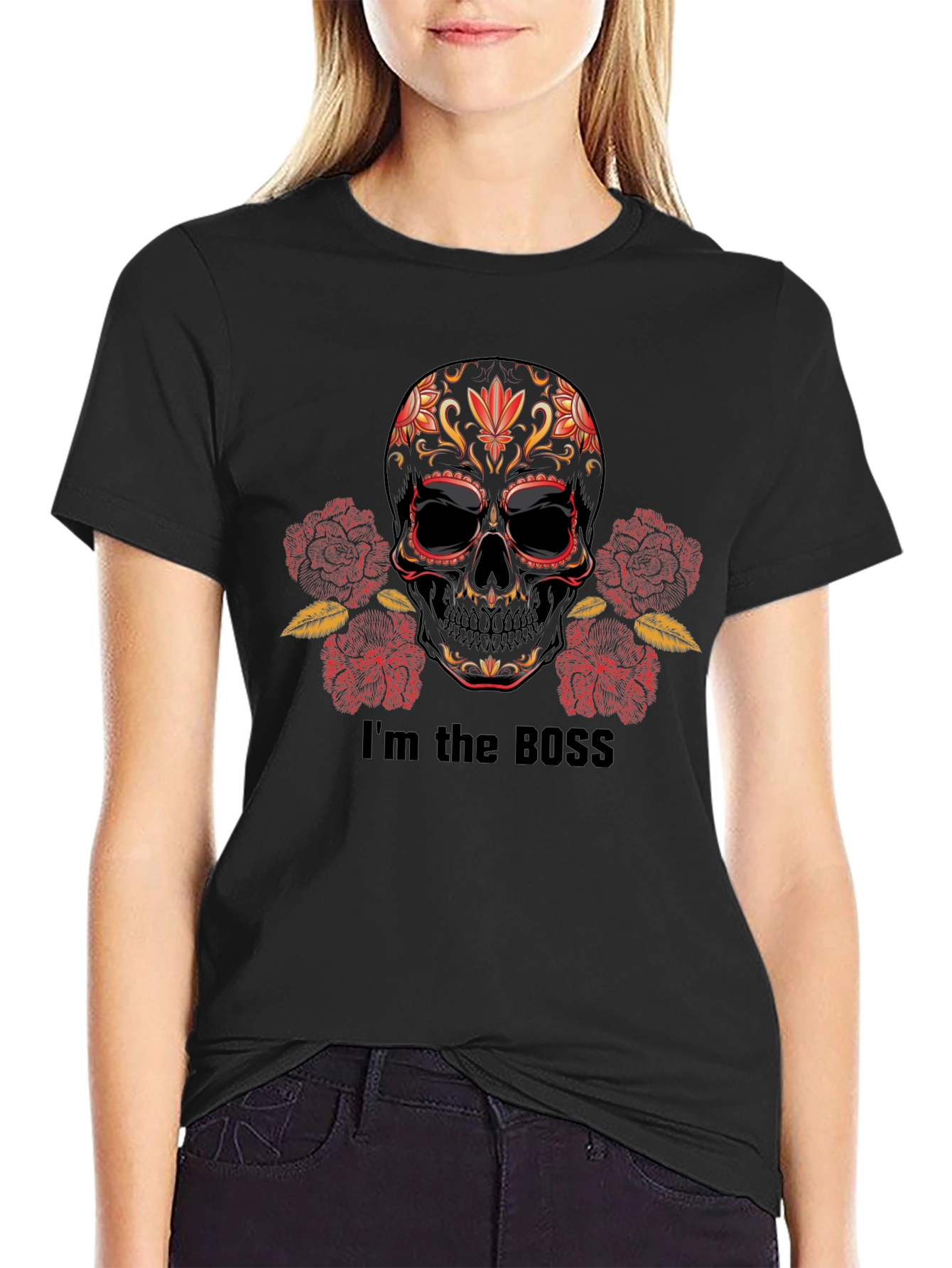 Im the Boss Sugar Skull T-Shirt