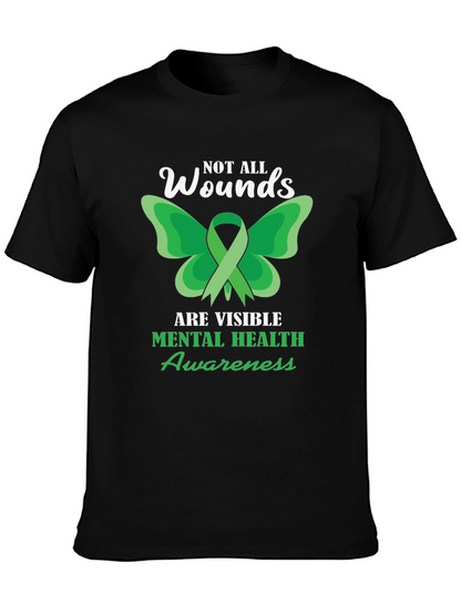 Mental Health Awareness Tee - Not All Wounds Visible