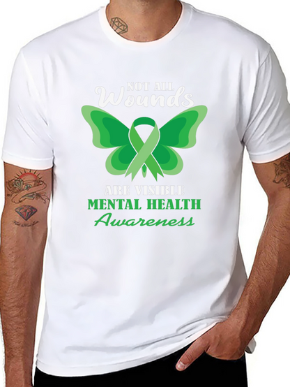 Mental Health Awareness Tee - Not All Wounds Visible
