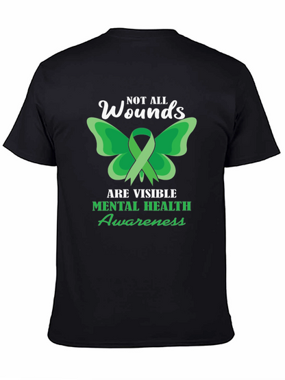 Mental Health Awareness Tee - Not All Wounds Visible