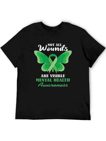 Mental Health Awareness Tee - Not All Wounds Visible