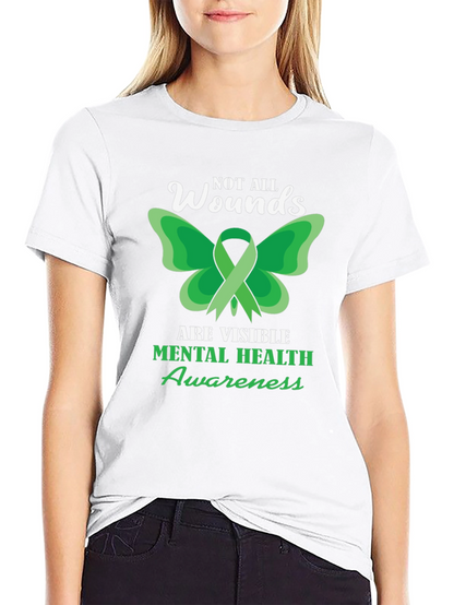 Mental Health Awareness Tee - Not All Wounds Visible