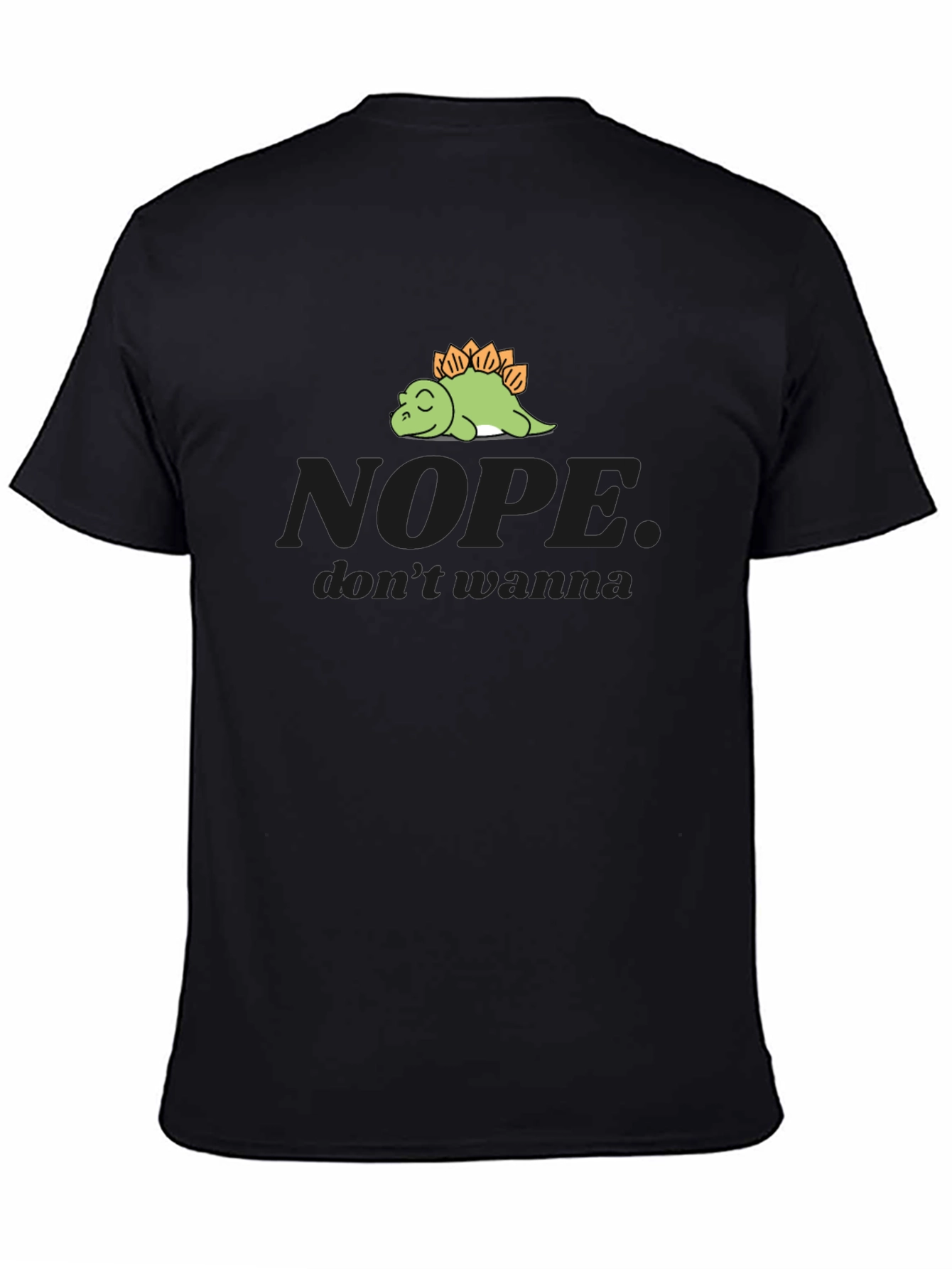 Nope Dinosaur Graphic Tee - Soft Cotton Comfort