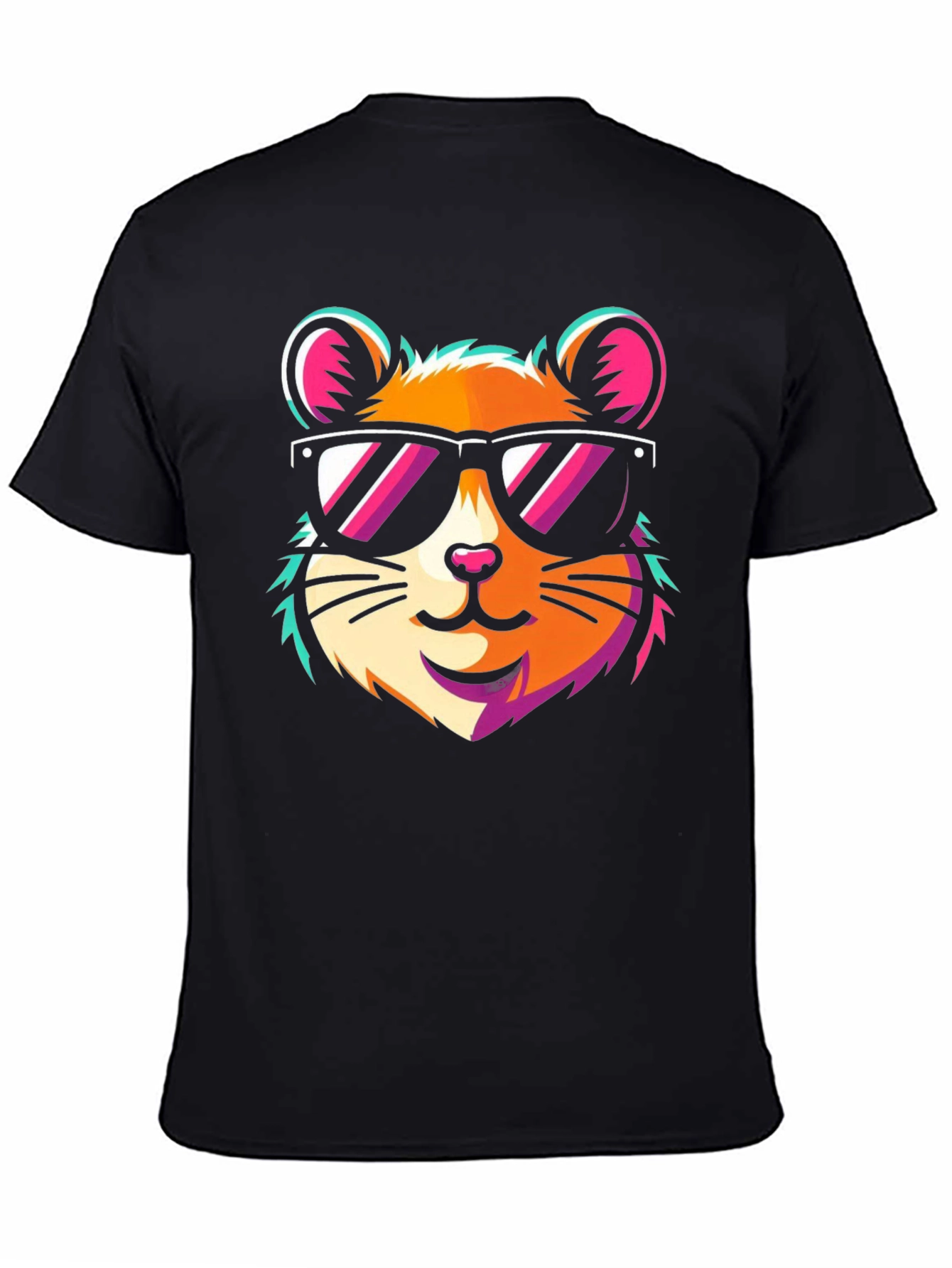 Cool Hamster Graphic Tee - Trendy Fun Design