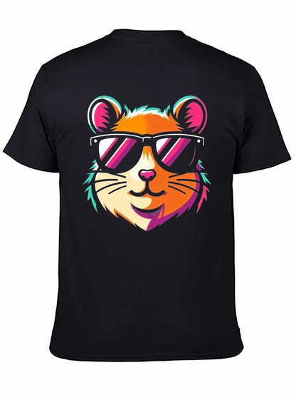 Cool Hamster Graphic Tee - Trendy Fun Design
