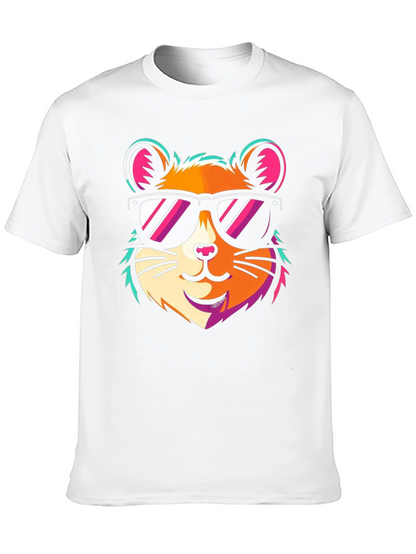 Cool Hamster Graphic Tee - Trendy Fun Design