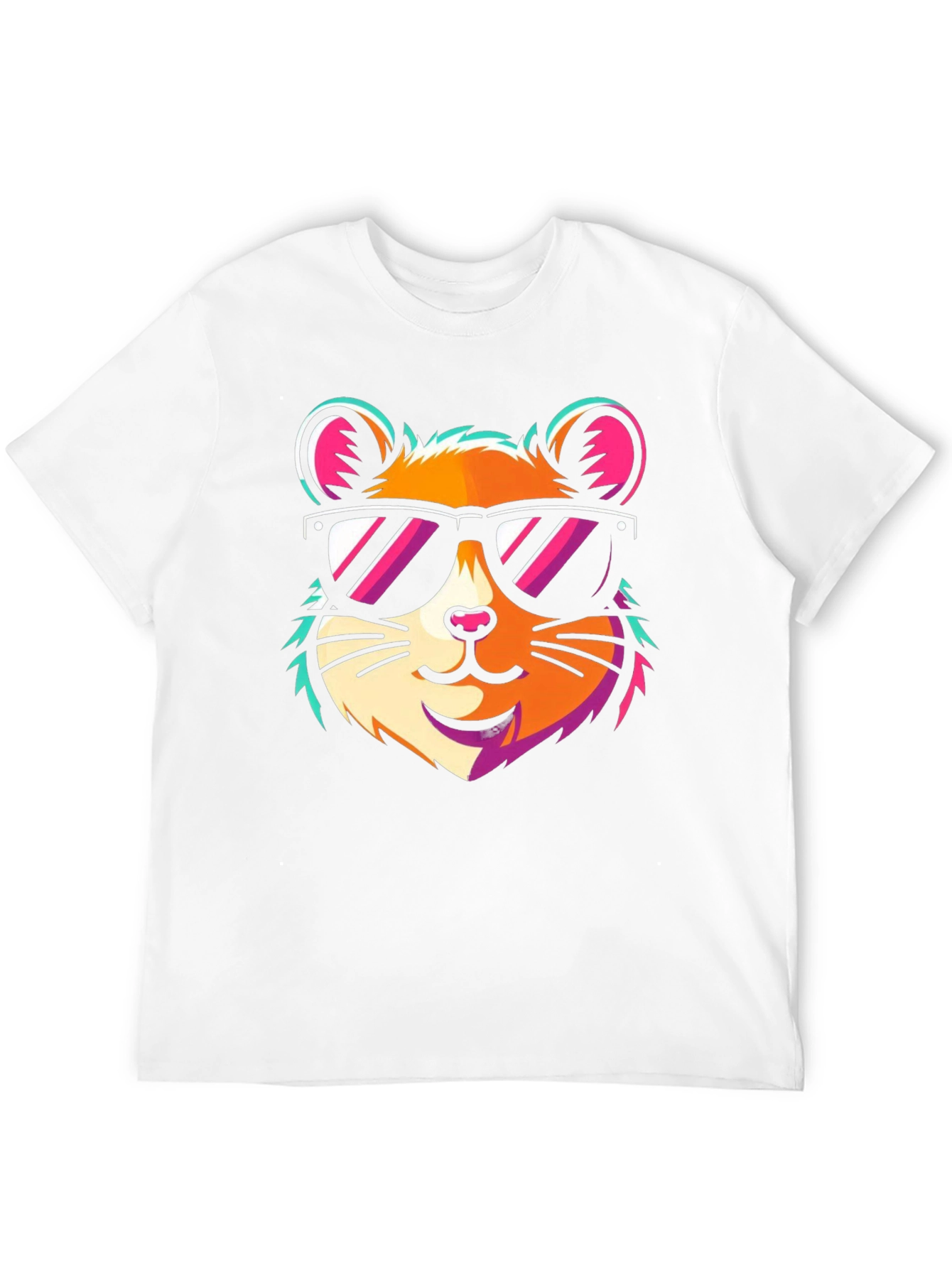 Cool Hamster Graphic Tee - Trendy Fun Design