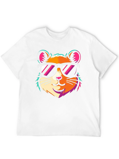 Cool Hamster Graphic Tee - Trendy Fun Design