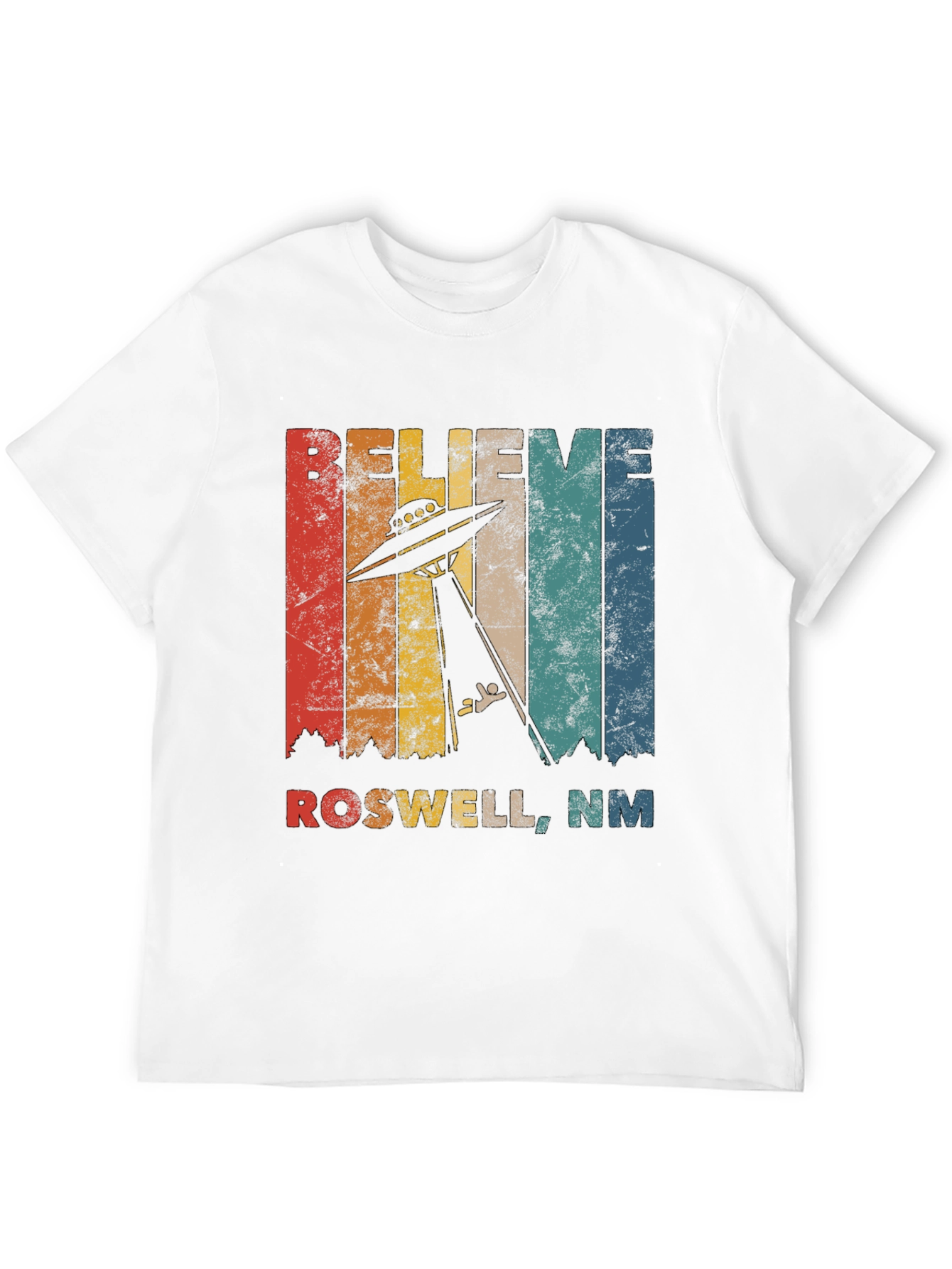 Believe Roswell NM UFO T-Shirt