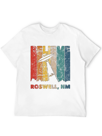 Believe Roswell NM UFO T-Shirt