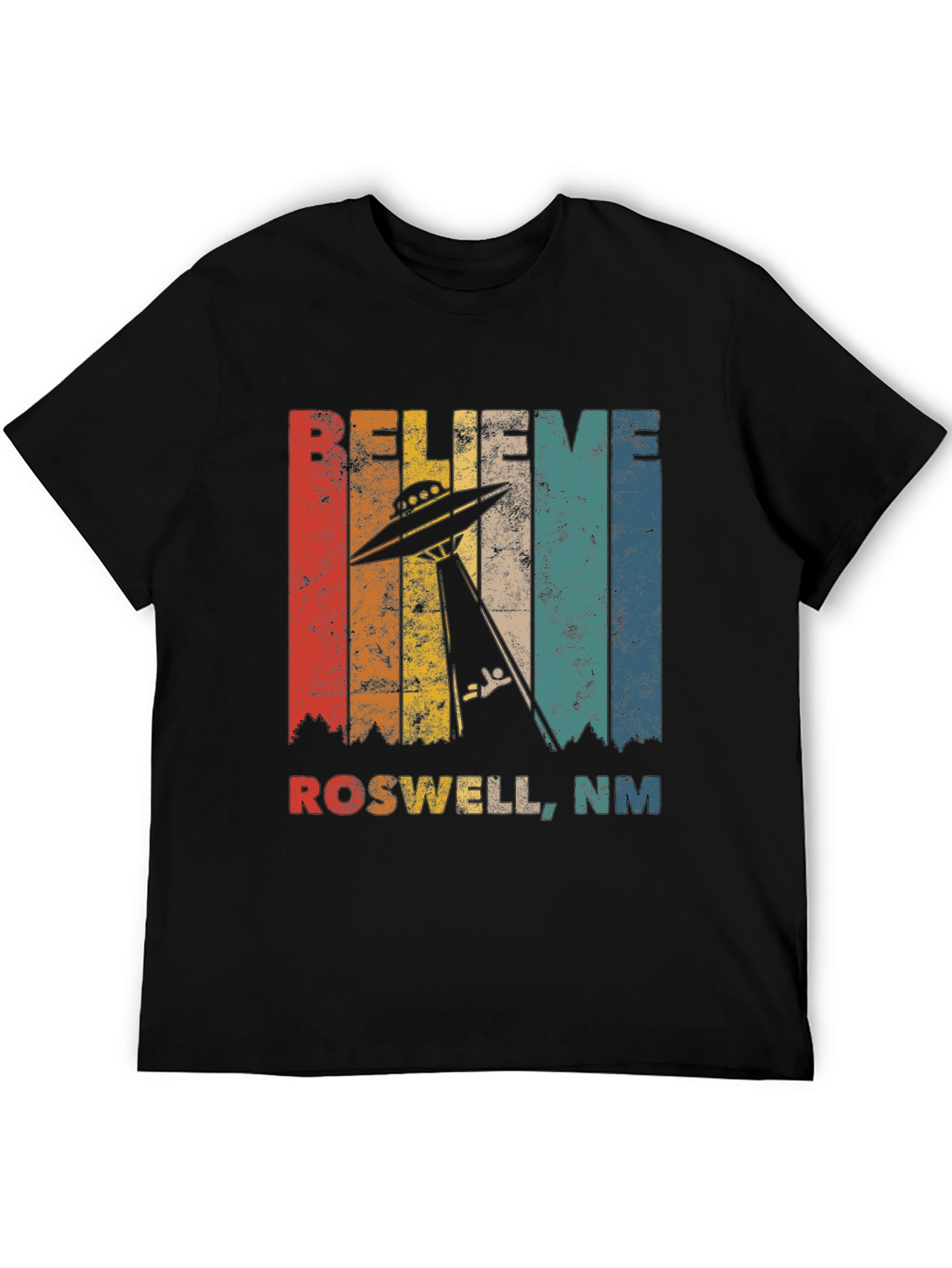 Believe Roswell NM UFO T-Shirt