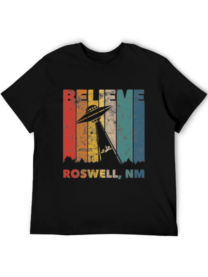 Believe Roswell NM UFO T-Shirt