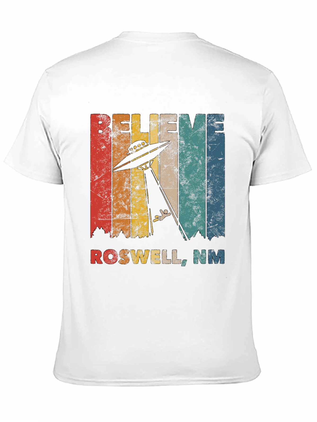 Believe Roswell NM UFO T-Shirt