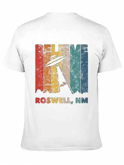 Believe Roswell NM UFO T-Shirt