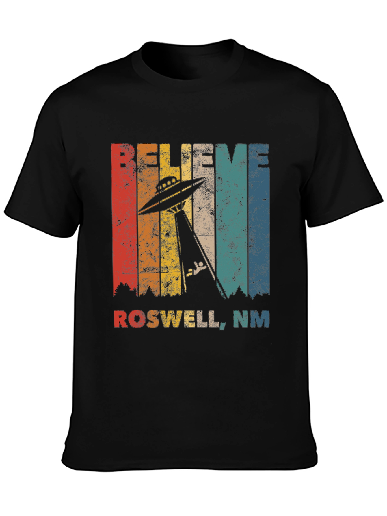 Believe Roswell NM UFO T-Shirt