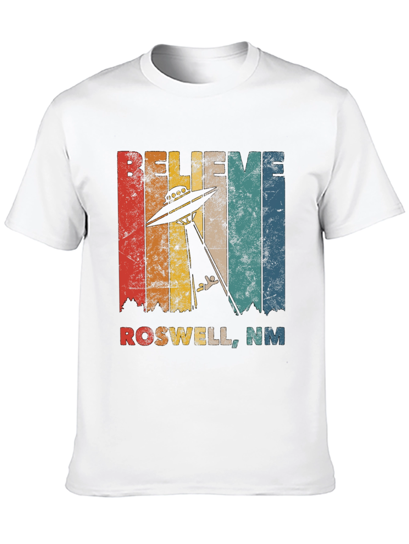 Believe Roswell NM UFO T-Shirt