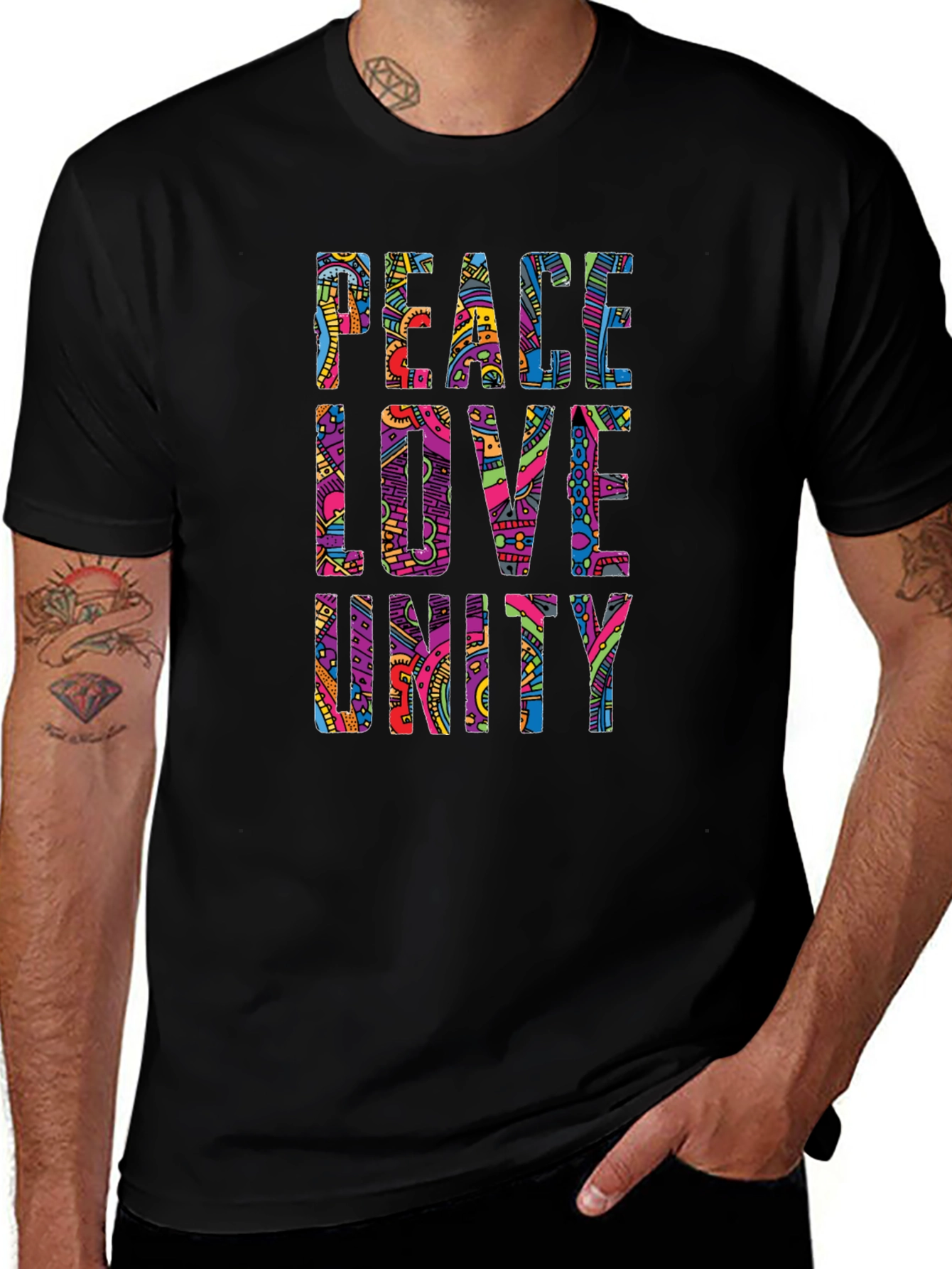 Peace Love Unity Graphic Tee