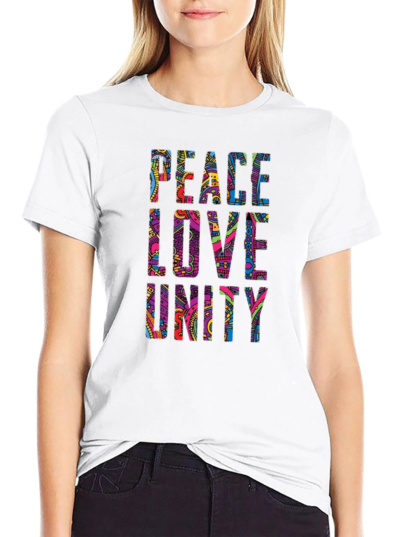 Peace Love Unity Graphic Tee