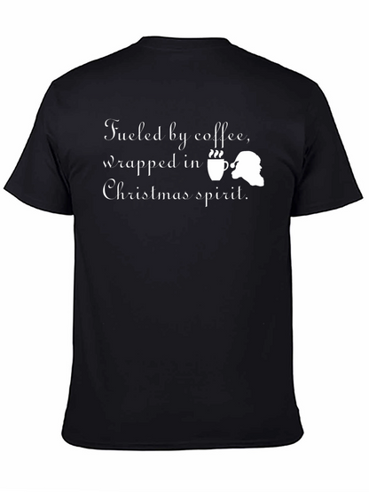 Fueled by Coffee Christmas T-Shirt