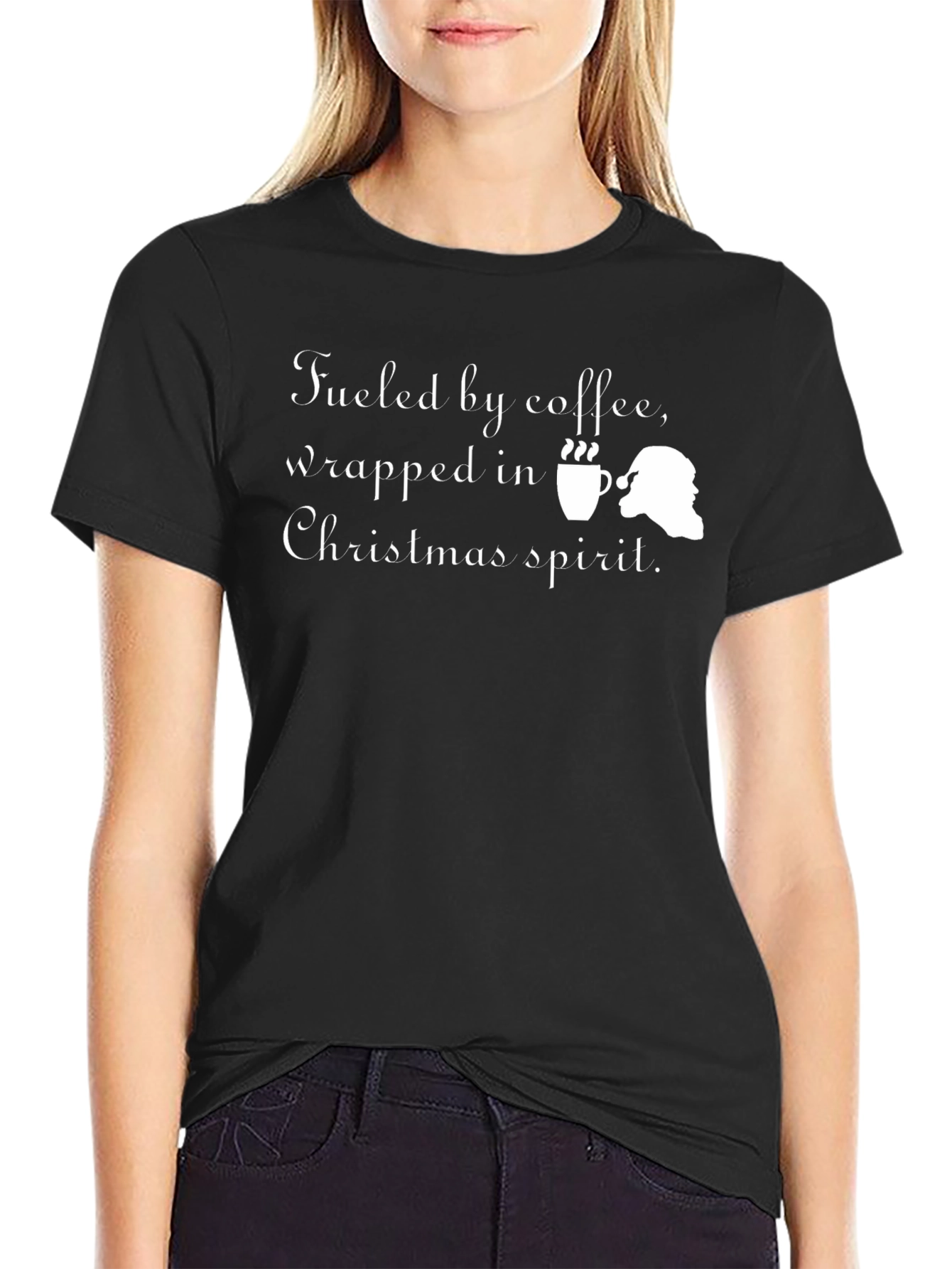 Fueled by Coffee Christmas T-Shirt