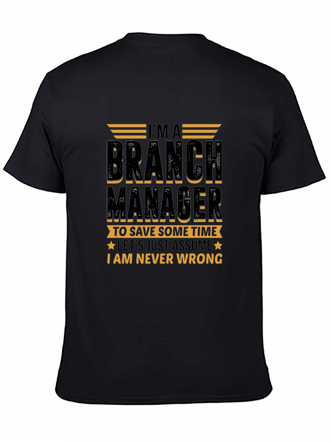 Branch Manager Novelty Graphic T-Shirt