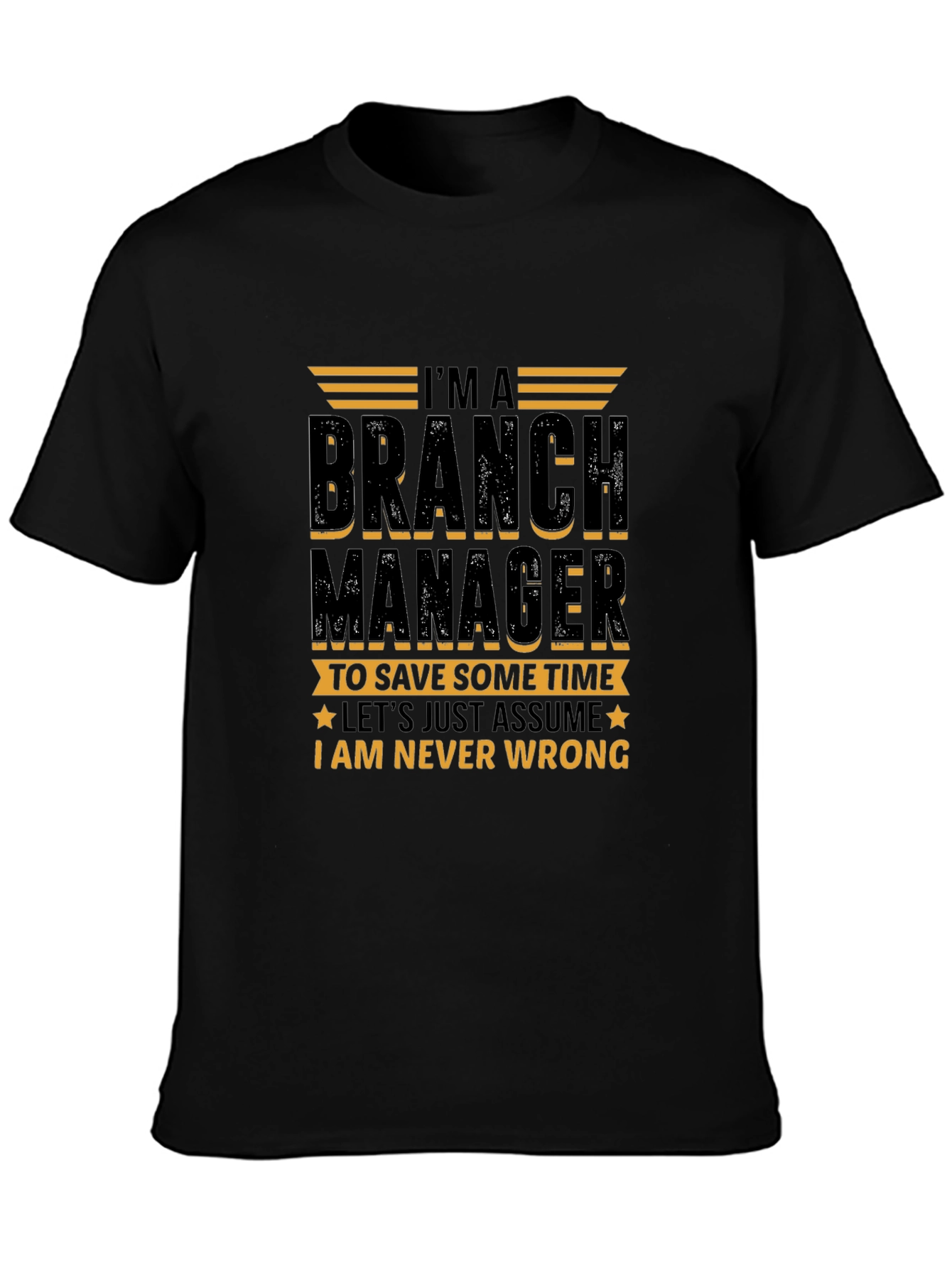 Branch Manager Novelty Graphic T-Shirt