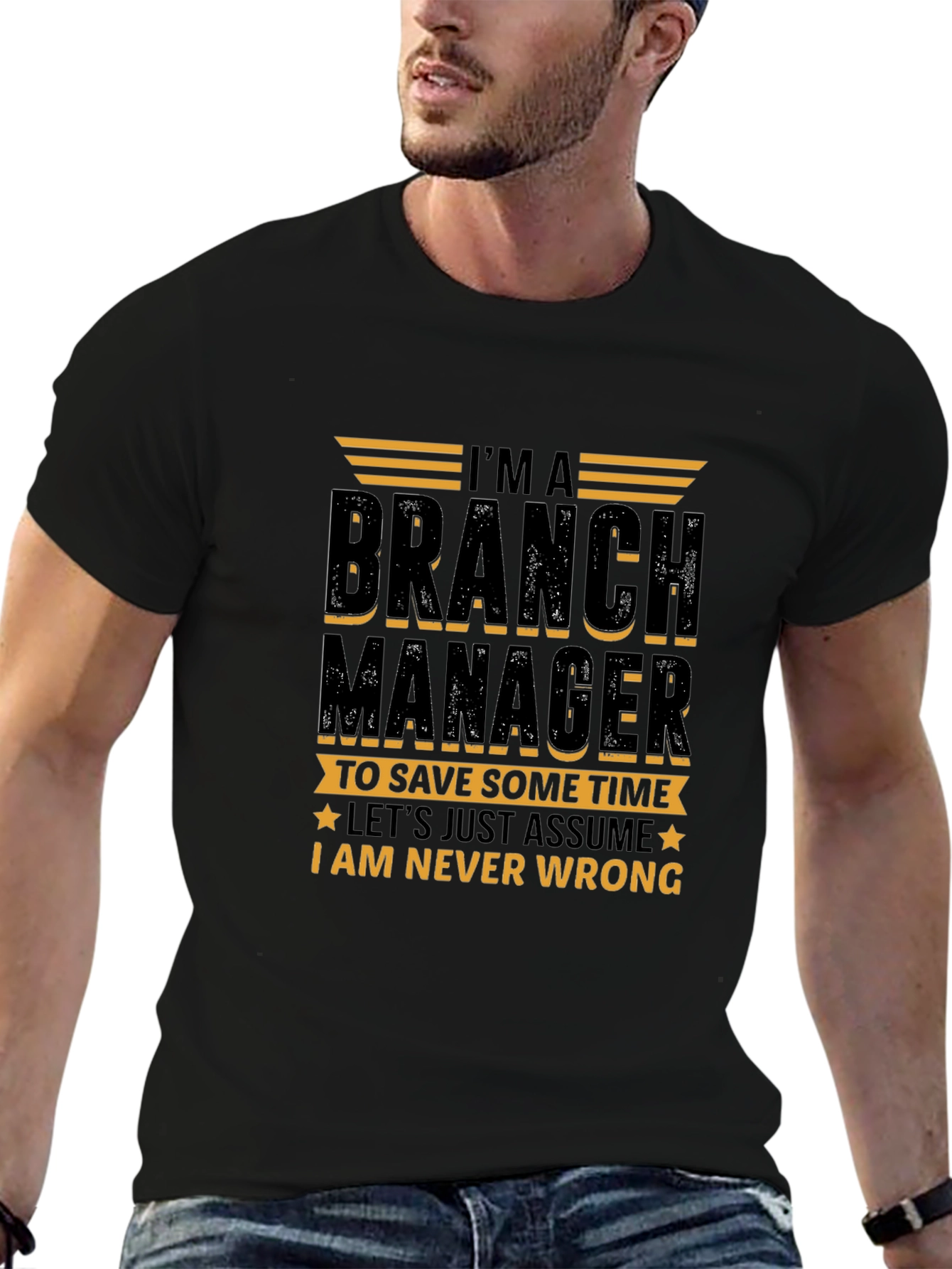 Branch Manager Novelty Graphic T-Shirt
