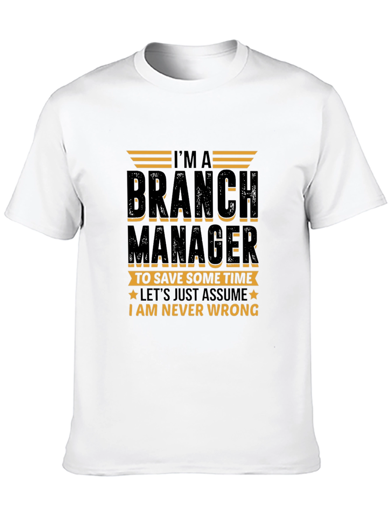 Branch Manager Novelty Graphic T-Shirt