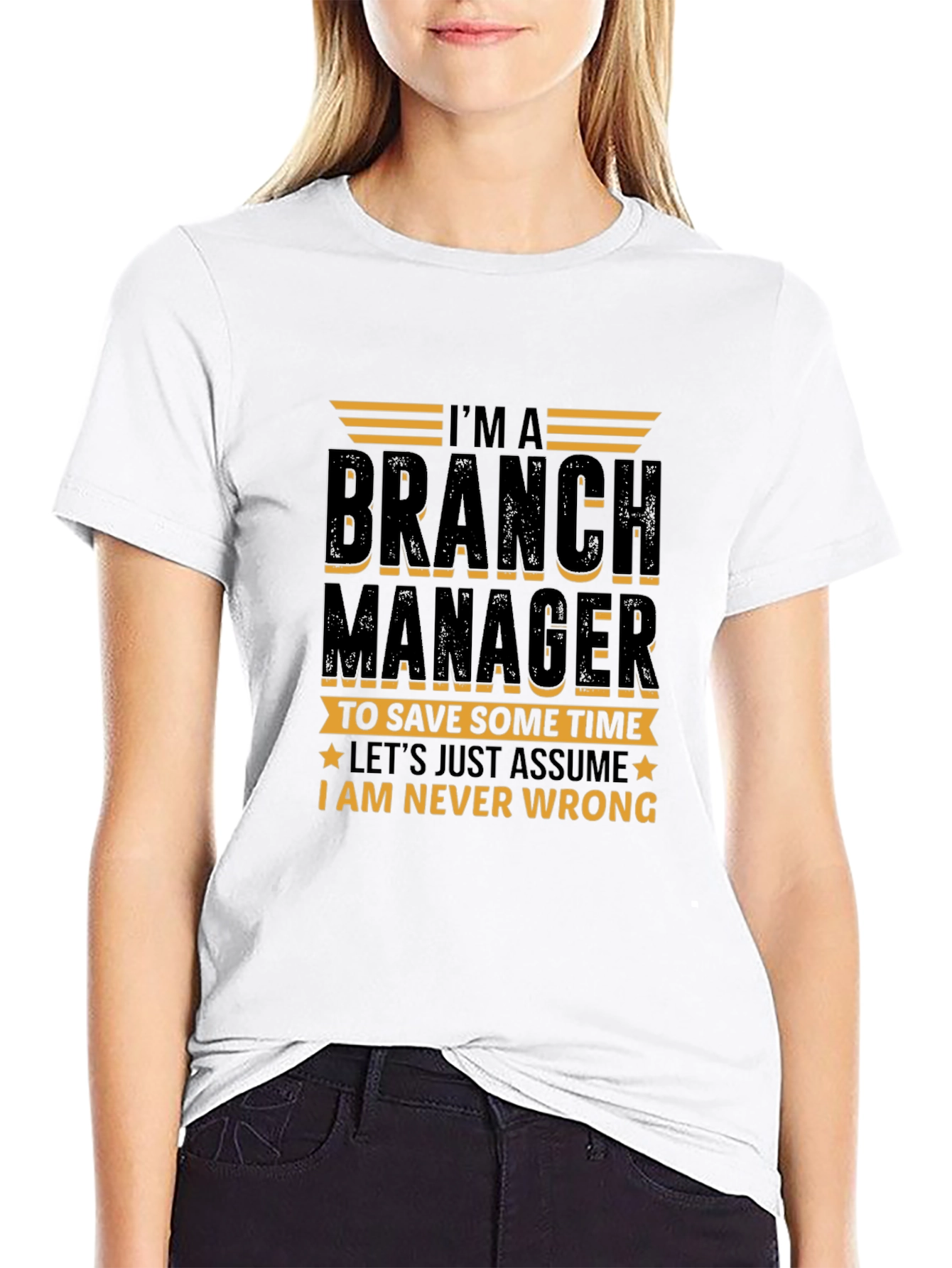 Branch Manager Novelty Graphic T-Shirt