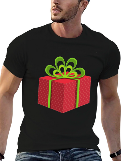Festive Gift Box Graphic T-Shirt